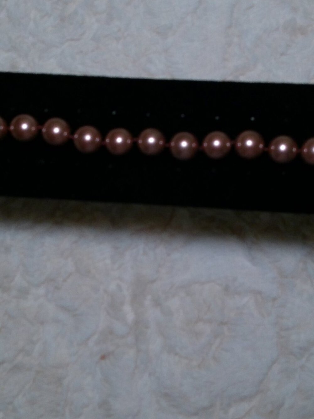 Heidi Daus Rose Colored Simulated Pearls Swarovski Bracelet